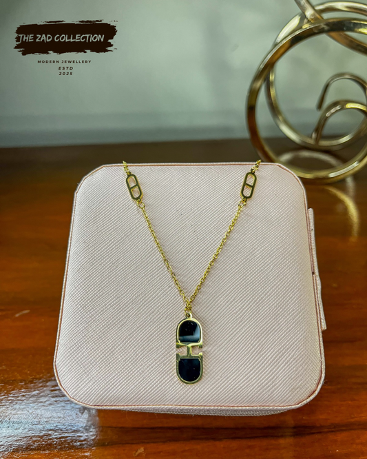 Midnight Geo Glow Necklace