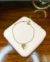 Golden Heart Charm Bracelet