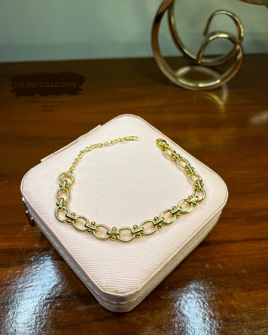 Golden Circle Link Bracelet – The Zad Collection