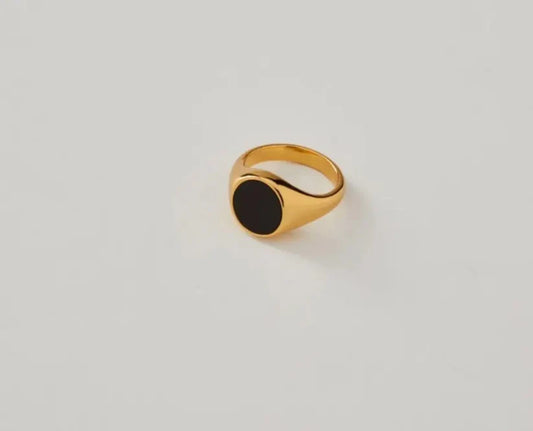 Noir Gold Ring