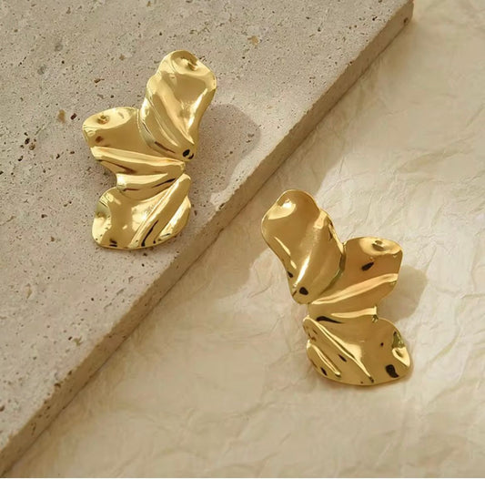 Half Leave Earring